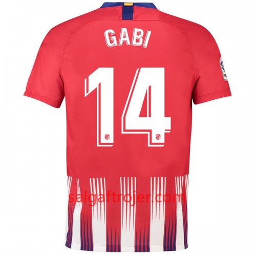 Atlético Madrid Fodboldtrøjer Gabi 14 Hjemmebanesæt 2018/19 Kort ærmer Atlético Madrid Fodboldtrøjer Gabi 14 Hjemmebanesæt 2018/19 Kort ærmer